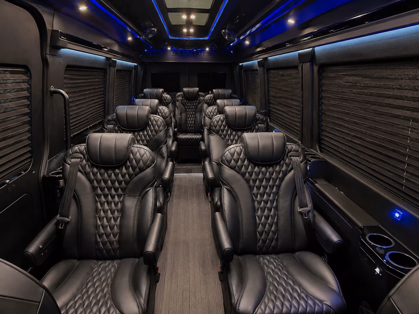 West Valley City Airport Shuttle & Transportation party bus exterior