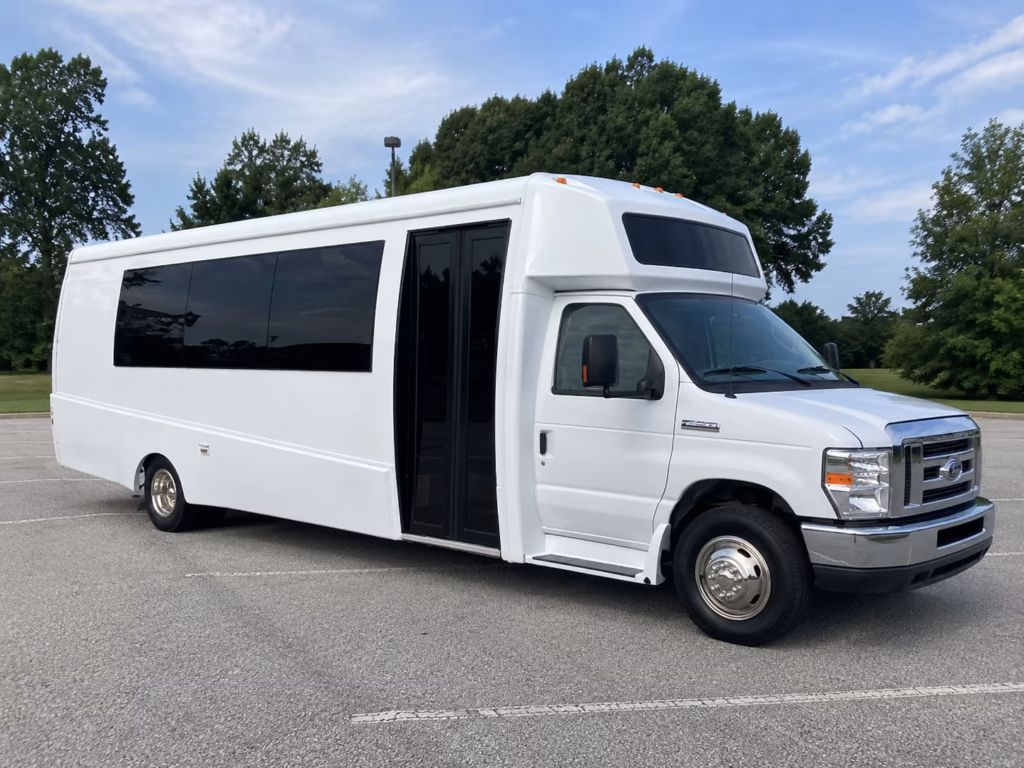 West Valley City Birthday, Sweet 16, & Quinceañera Transportation party bus exterior