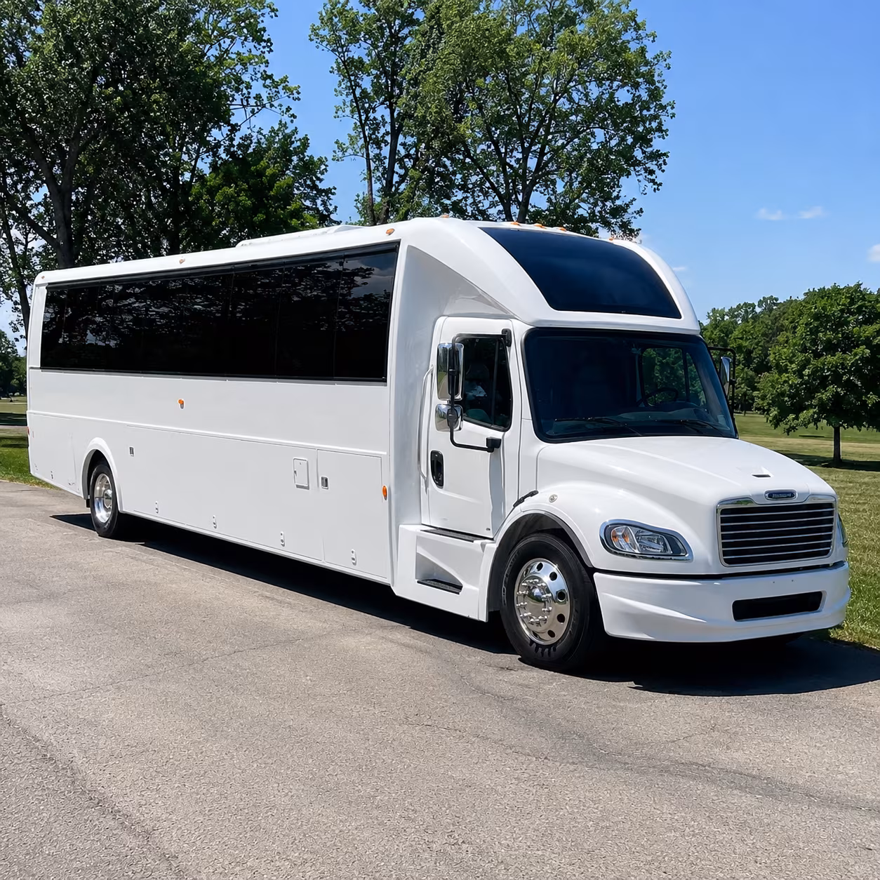 West Valley City Private Event Transportation party bus exterior