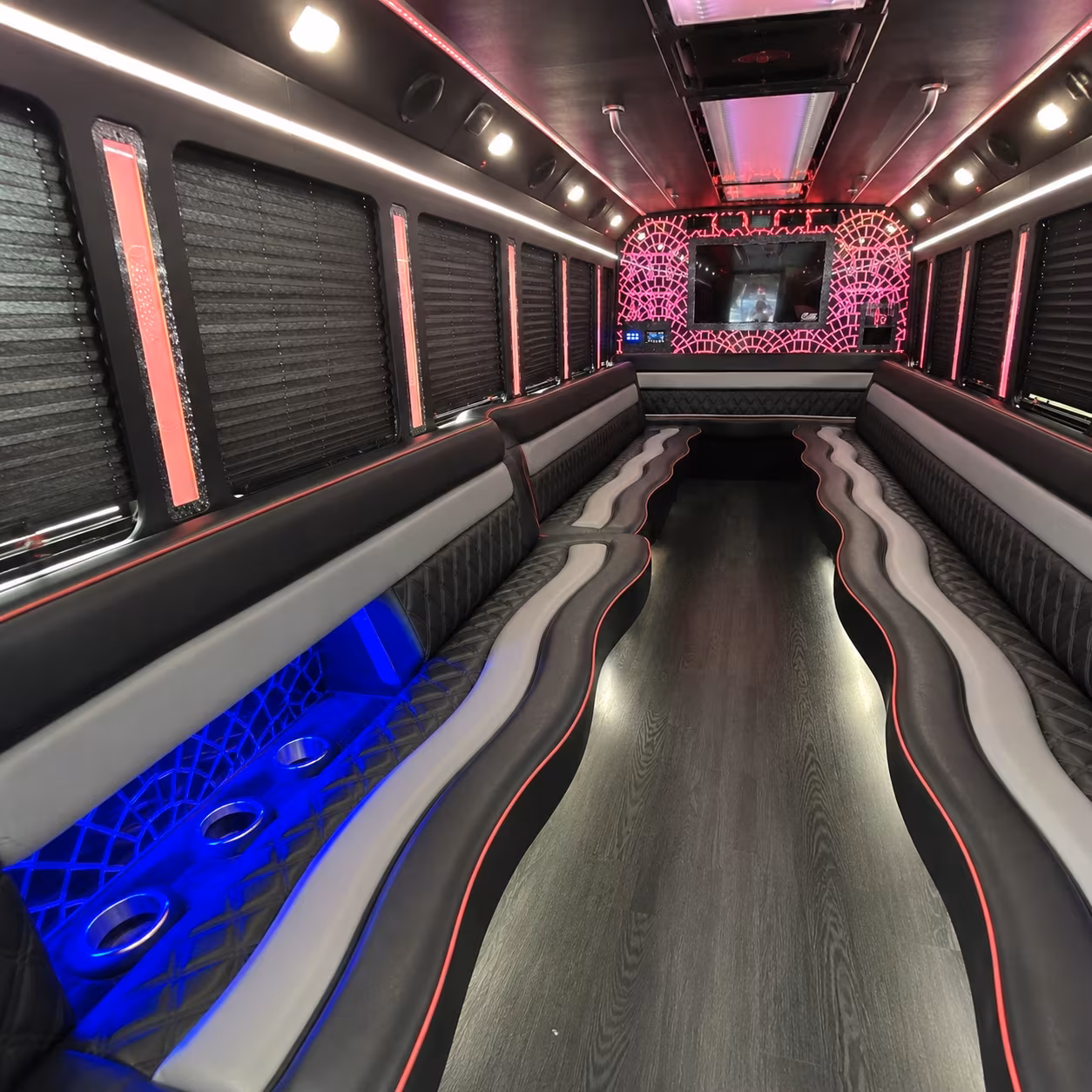 West Valley City Prom & Homecoming Transportation party bus exterior