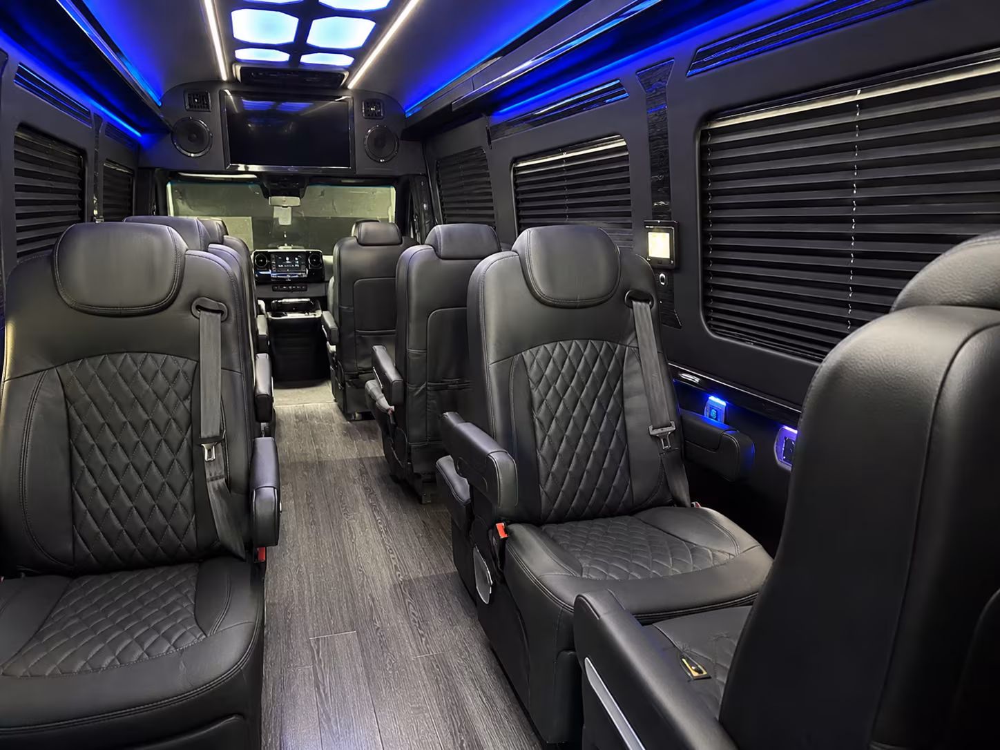 West Valley City School Event Transportation party bus exterior