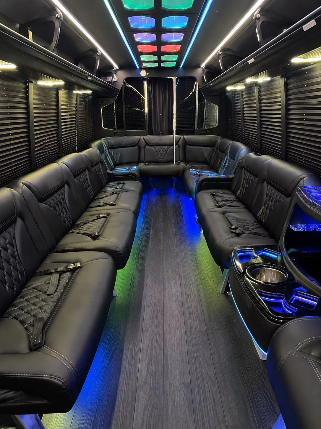 West Valley City Sporting Event Transportation party bus exterior