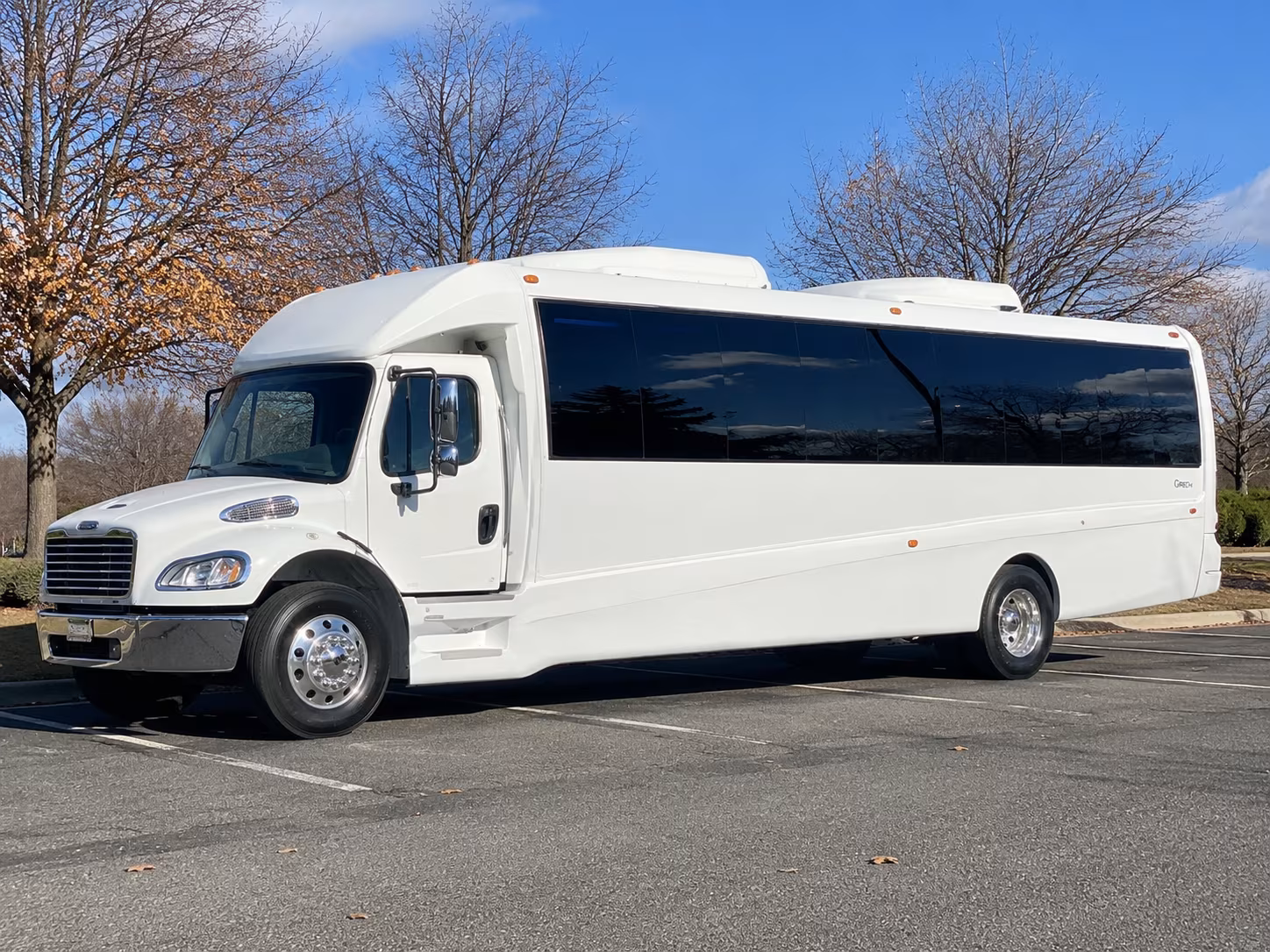 West Valley City Sporting Event Transportation party bus exterior