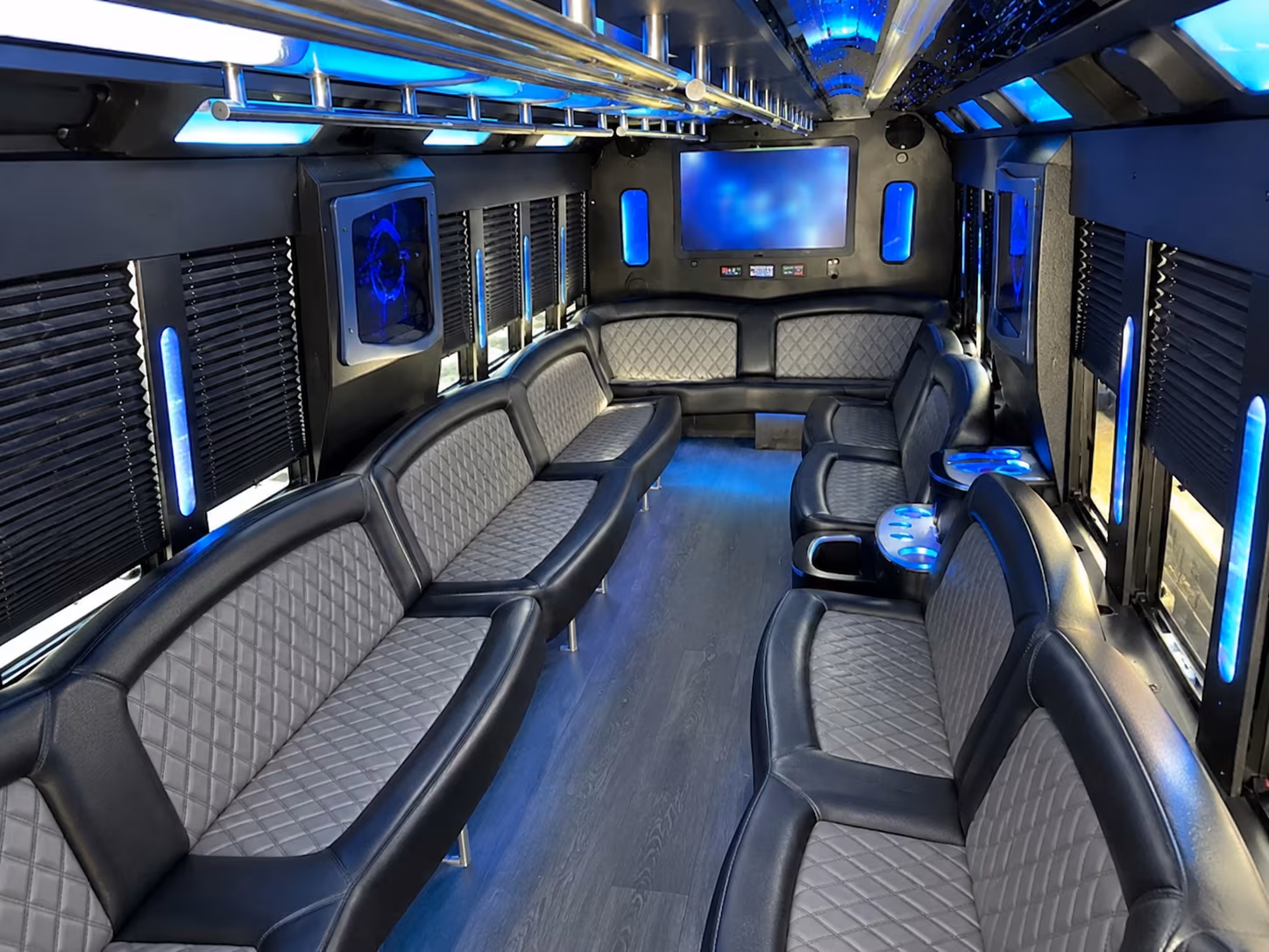 West Valley City Sporting Event Transportation onboard seating