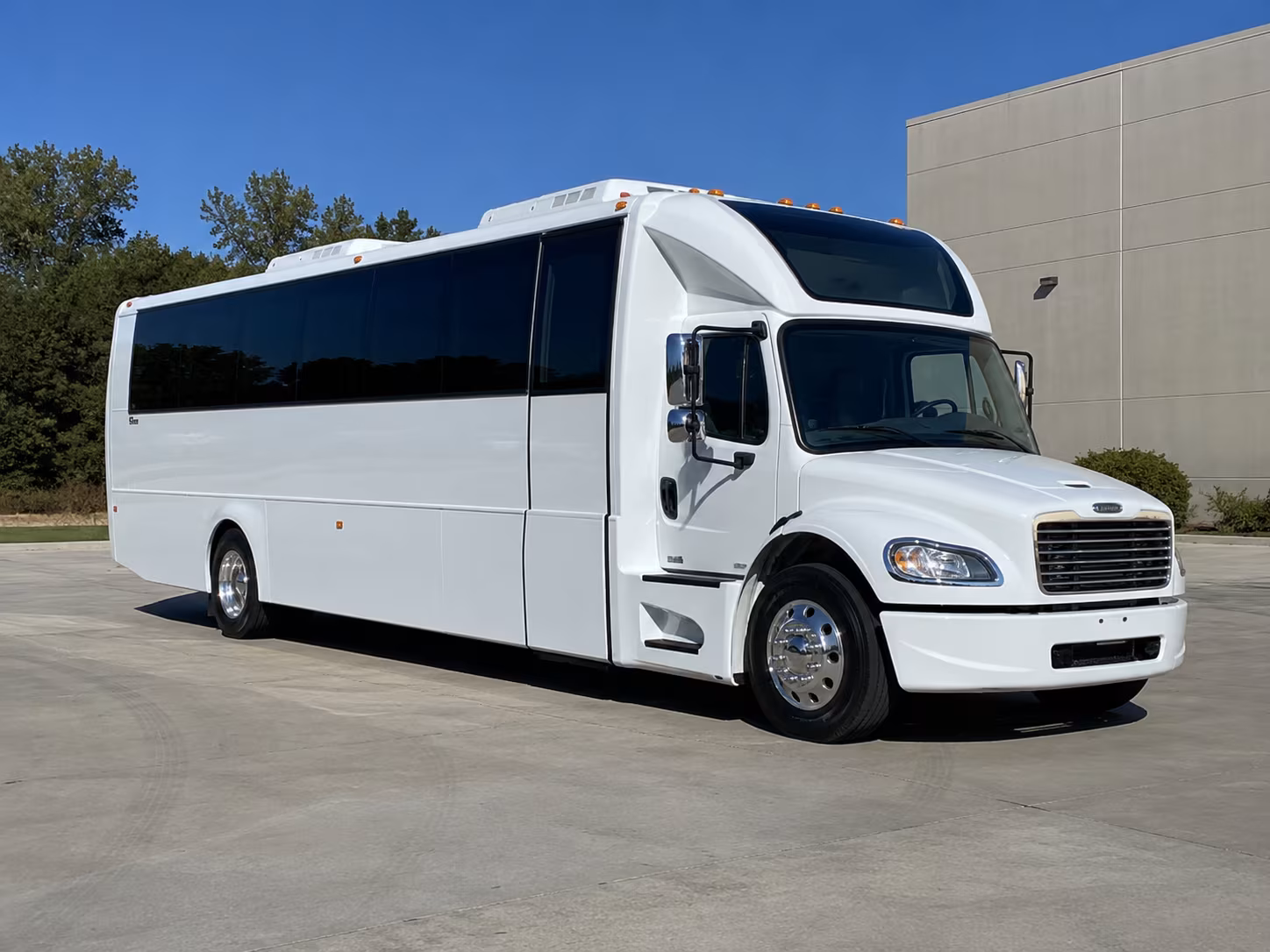 West Valley City Wedding Transportation party bus exterior