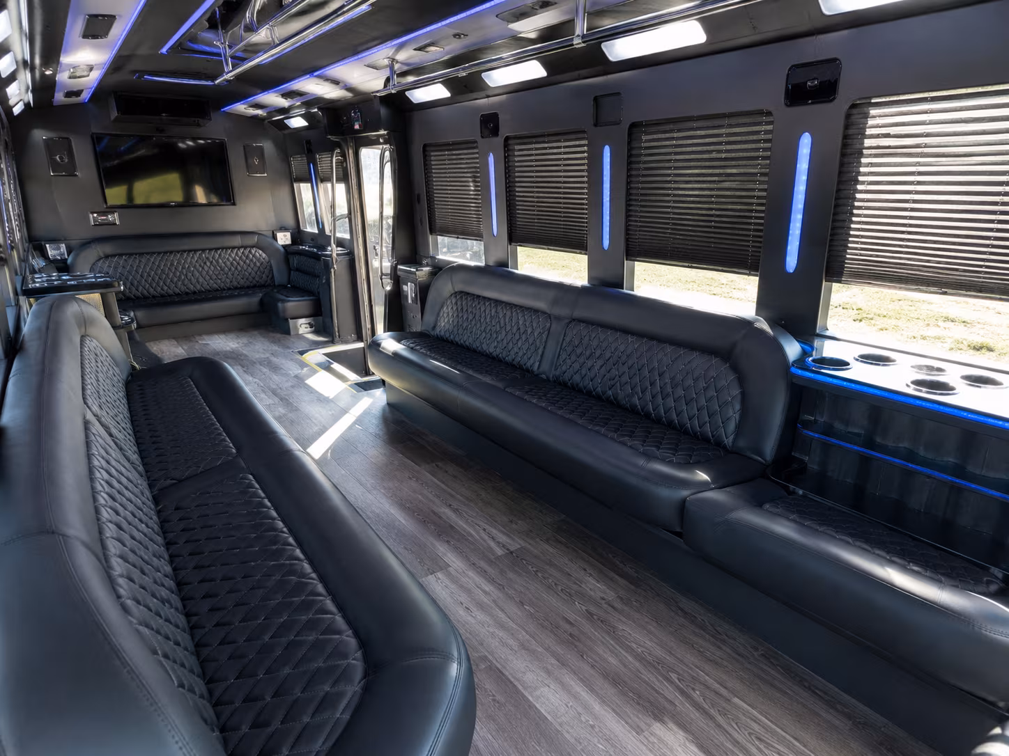 West Valley City Wedding Transportation party bus exterior