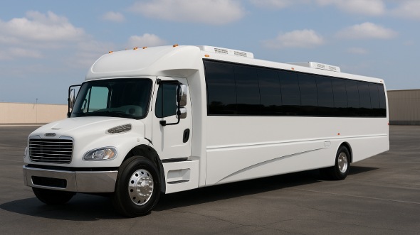 Exterior of West Valley City Party Bus Company's 20 Passenger Party Bus in Draper