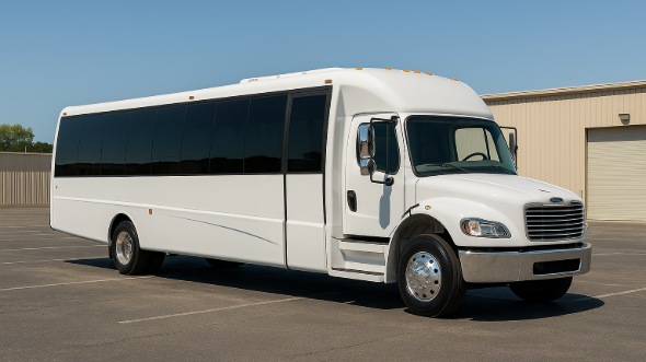 Exterior of West Valley City Party Bus Company's 20 Passenger Party Bus in Herriman