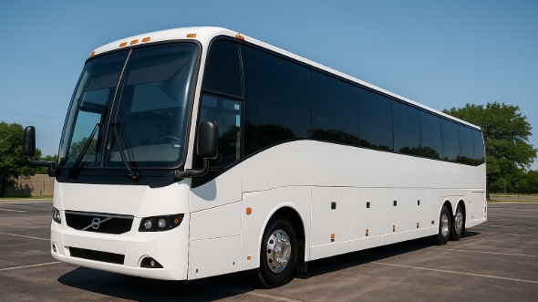 Exterior of West Valley City Party Bus Company's 40 Passenger Charter Bus in West Valley City