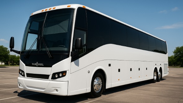 Exterior of West Valley City Party Bus Company's 50 Passenger Party Bus in Lehi
