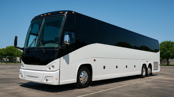 Exterior of West Valley City Party Bus Company's 50 Passenger Party Bus in South Jordan